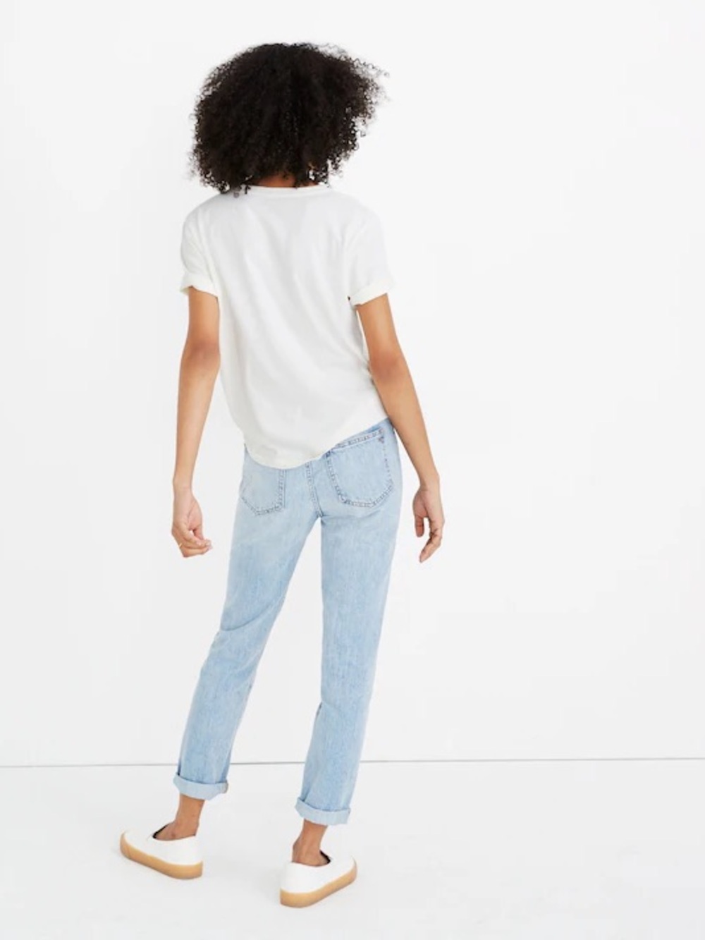 Madewell Women’s White Vote Graphic Tomboy Tee, Size XS - Picture 3 of 11